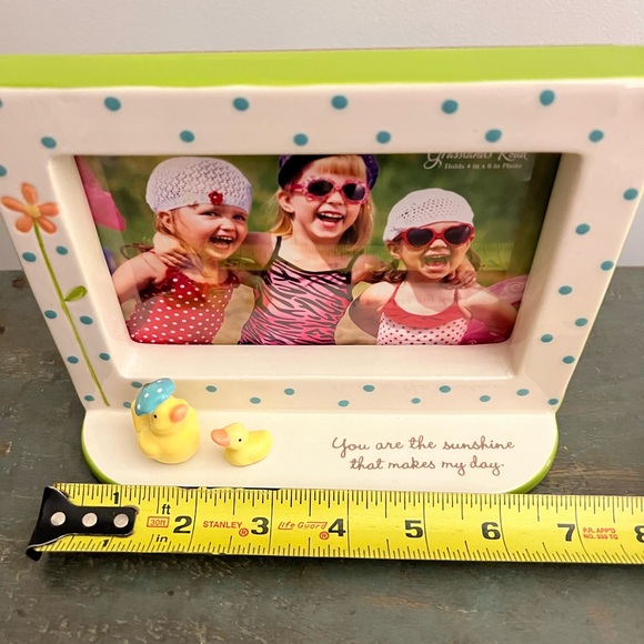 Amscan Picture Frame with Small Duck Figurines NWT - Picture 7 of 8